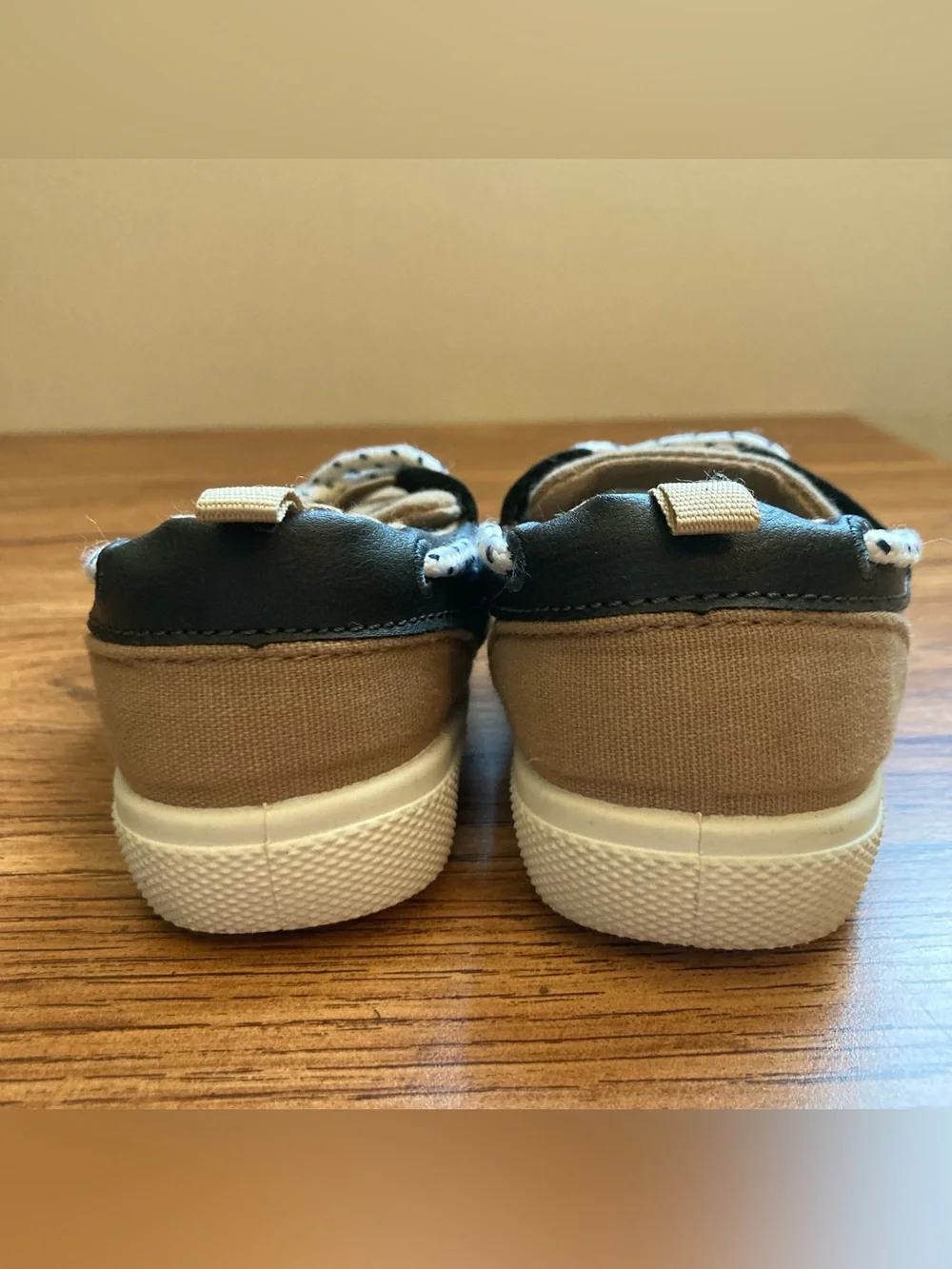 5/$15 Carter’s Tan & Navy Boat Shoes 7